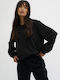 Women's Blouse Long Sleeve Black