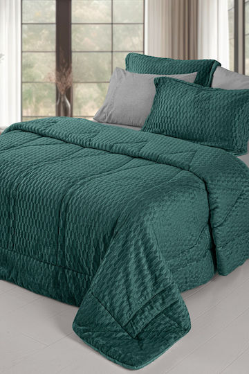 Guy Laroche Комбинирано одеяло Единично 160x240бр Gali Emerald 660 г/м²Gsm