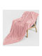 TnS Popcorn Decke Doppel 200x220cm Rosa