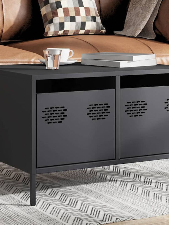 TV-Ständer Aus Metall Anthrazit M68xT50xH43.5cm