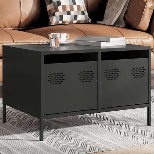 TV-Ständer Aus Metall Schwarz M68xP50xH43.5cm