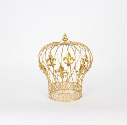 Decorative Home made of Metallic 24.7x24.7x28cm 1pcs