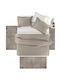 Guy Laroche Alpaca Modern Bedroom Rugs Set Taupe 1176086224008 3pcs