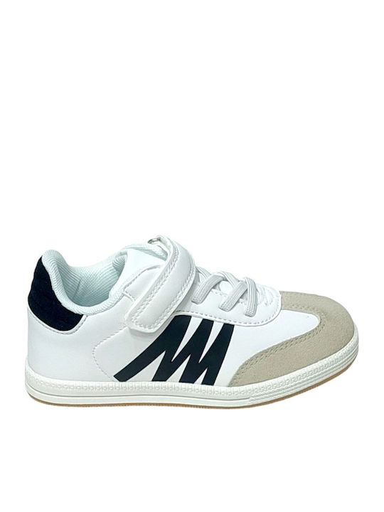 Παιδικά Sneakers με Σκρατς Λευκά