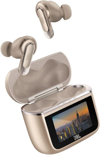 JBL Tour Pro 3 In-ear Bluetooth Handsfree Ακουστικά με Θήκη Φόρτισης Latte