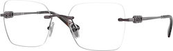 Vogue Herren Metallisches Brillengestell Lila V...