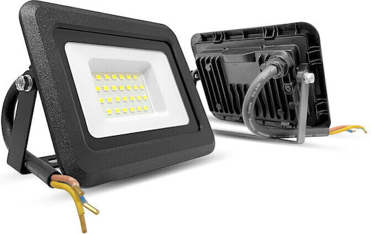 Geyer Στεγανός Προβολέας LED 20W Φυσικό Λευκό 4000K IP65