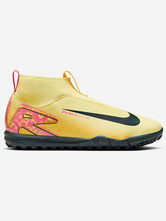 Mercurial Superfly 10 Academy Kylian Mbappé TF Παιδικά Ποδοσφαιρικά Παπούτσια με Σχάρα Κίτρινα
