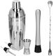 Cocktail Shaker Kit Bartenders 550ml Ki13 6 Pieces