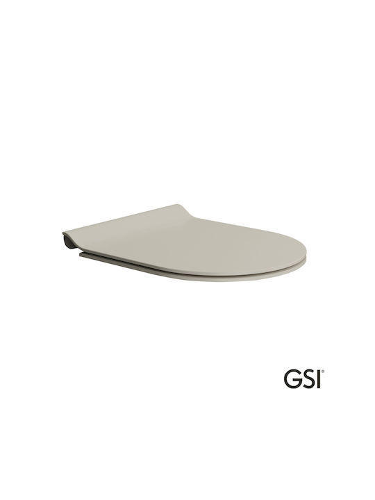 GSI Καπάκι Λεκάνης Slim Soft Close από Βακελίτη