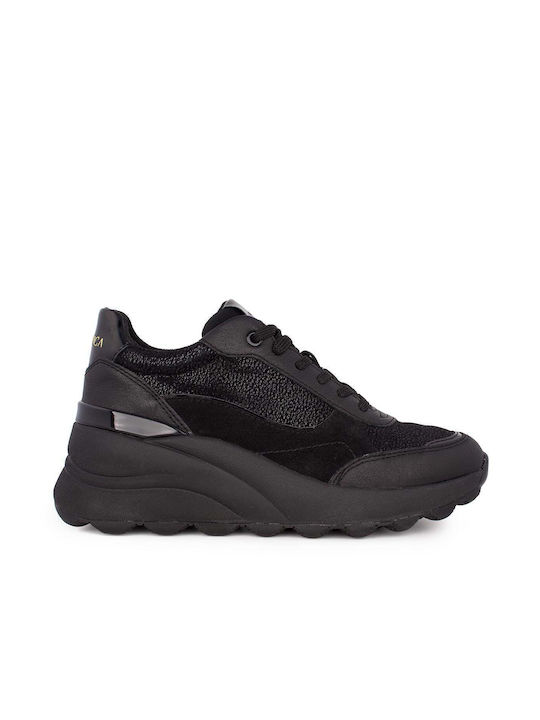 Geox Spherica Damen Sneakers Schwarz