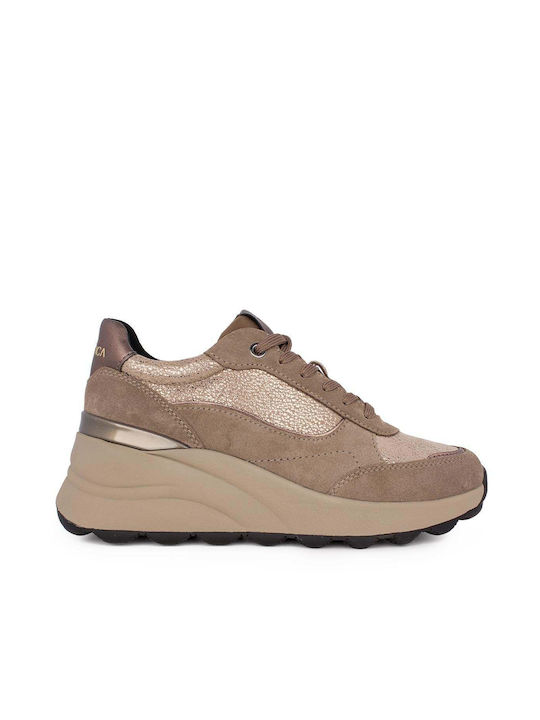 Geox Spherica Sneakers Taupe