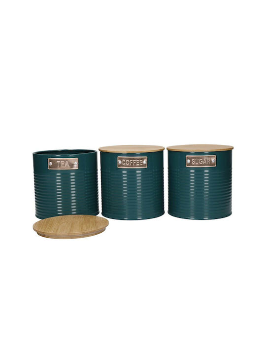 Steel Food Storage Containers 3 Pcs Coffee Tea – Kitchen Craft