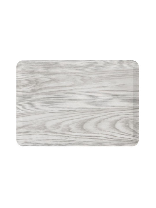Ankor Kunststoff Rechteckig Serviertablett in Gray Farbe 44x31x2.5cm 837946 1Stück