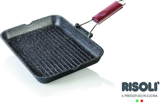 Risoli Grill made of Cast Aluminum with Non-Stick Coating