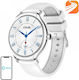 Colmi L10 39mm Smartwatch με Παλμογράφο (Ασημί)