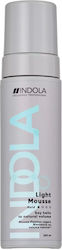 Indola Light Mousse Αφρός Μαλλιών Όγκος 200ml