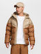 Storm-fit Windrunner Primaloft Winter Jacket Puffer Brown