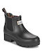 Halton Damen Gummistiefel Schwarz