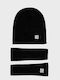 Sylan Beanie Γυναικείος Σκούφος Πλεκτός σε Μαύρο χρώμα