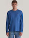 Long Sleeve Blouse Blue