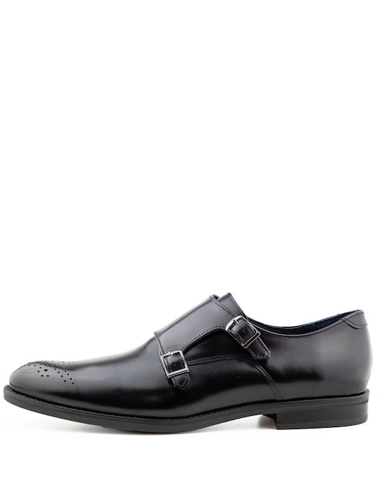 Damiani Men's Leather Dress Shoes Black