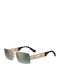 Moschino Unisex Sunglasses with Gold Metal Frame and Blue Gradient Mirror Lens MOS169/S 5F6/EZ
