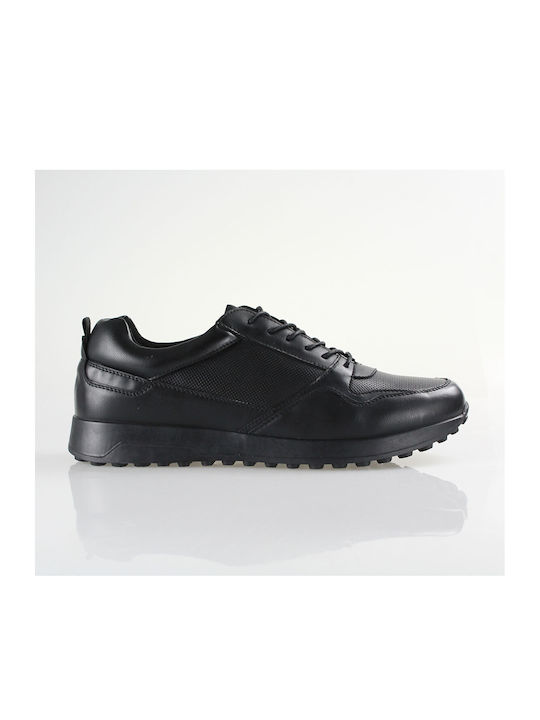 Cockers Men's Synthetic Leather Casual Shoes Black