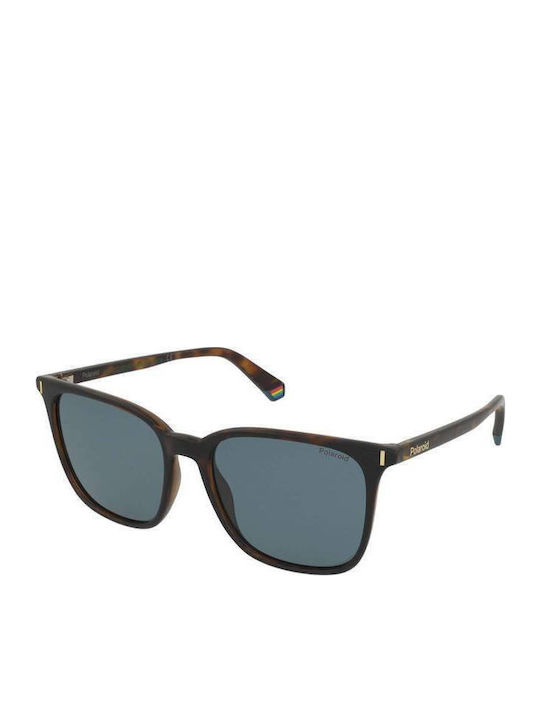 Polaroid Men's Sunglasses with Brown Tartaruga ...