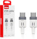 AMiO Редовна USB 2.0 Кабел USB-C мъжки - USB-C мъжки 60W 2м (03909)