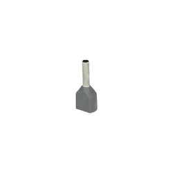 Orno Ακροδέκτης Μύτης Μόνωση 2.5mm² Γκρι 25 Τεμάχια Kk-8101 2,5 10 B2