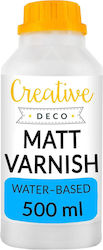 Creative Deco Matte Acrylic Varnish 500 Ml Professional Water-based Surface Finish Permanent Clear Suitable Indoor Outdoor Use Ideal Decoupage Diy Creative Deco Matte Acrylic Varnish 500 Ml Professional Water-based Surface Finish Permanent Clear Suitable Indoor Outdoor Use Ideal Decoupage Diy