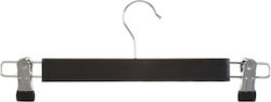 Tpster Plastic Black Clothes Hanger 30951 2 Pieces