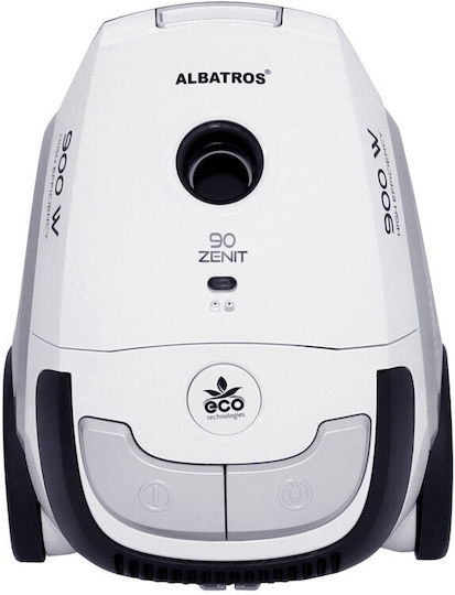 Albatros Zenit 90 Eco Aspirator Electric 900W cu Sac 2l Alb