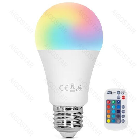 Aigostar Смарт крушка LED 8W за фасунга E27 и форма A60 RGBW