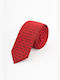 Hugo Men's Tie Silk Printed in Red Color