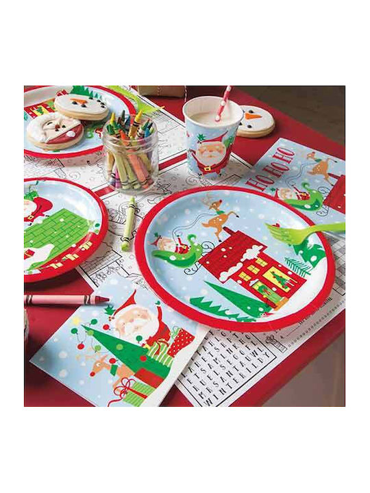 Unique Set Christmas Plates 8pcs