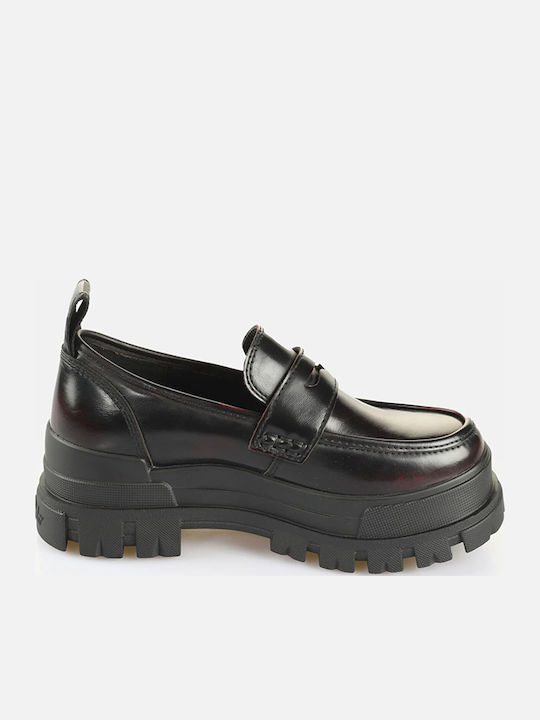 Buffalo Aspha Women's Loafers in Red Color