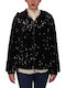 Women's Short Lifestyle Jacket for Winter Black