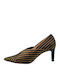 Leder Pumps Schwarz