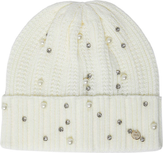 Beanie Frauen Beanie Gestrickt in Weiß Farbe