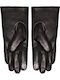 Schwarz Leder Handschuhe
