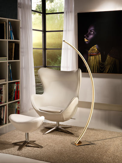 Arcus Lampa de podea LED Î150xL62cm. 1800lm Auriu