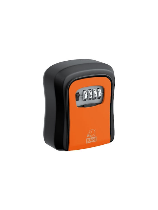 Basi SSZ 200 Wall-Mounted Combination Key Holder Metallic With Combination Dial 9.5x4x11.5cm
