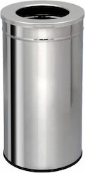 Silver Star Μεταλλικός Κάδος Απορριμμάτων 45lt