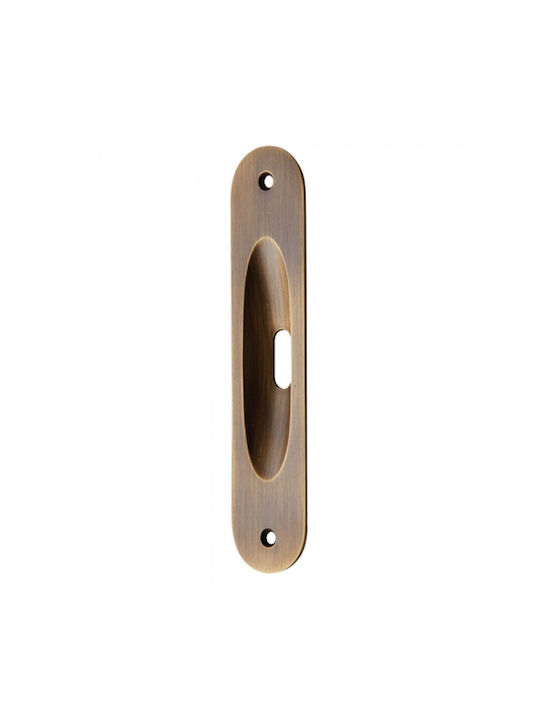 Zogometal Bronze Door Flush Handle with Key Hole 29.0220.00BB.0004