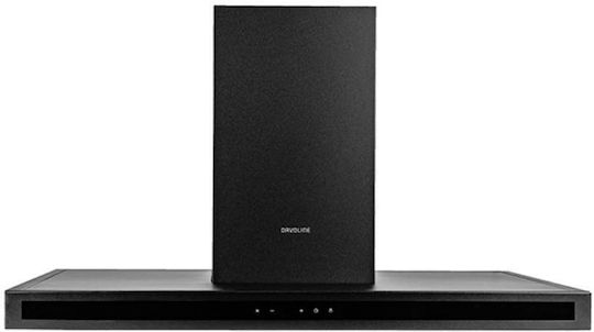 Davoline Regal Island Vent Hood 90cm Black