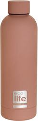 Ecolife Θερμός 500ml Dusty Pink