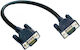Кабел VGA мъжки - VGA мъжки Черен 0.3м