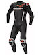 Alpinestars Ανδρική Δερμάτινη Φόρμα Αναβάτη Μοτοσυκλέτας Μαύρη